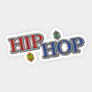 Hip Hop Typography Sticker